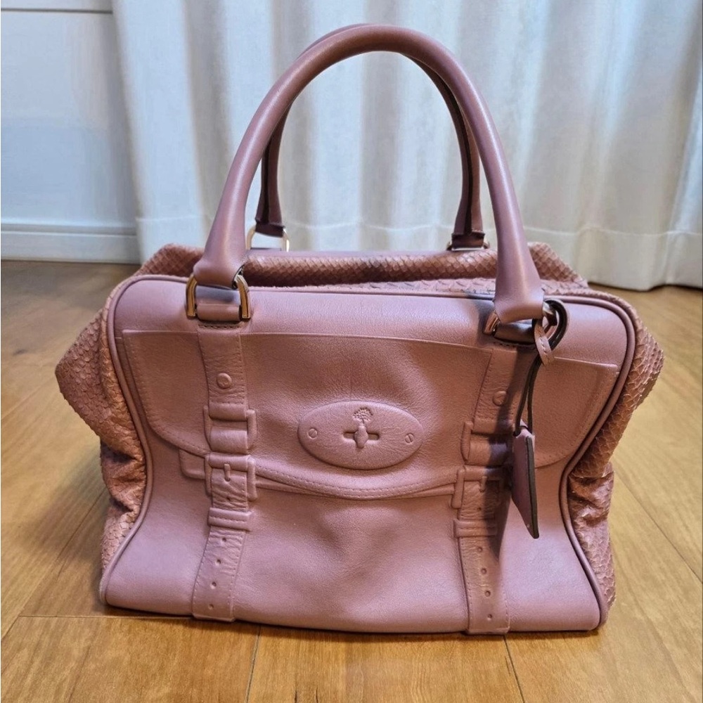 Mulberry Limited Edition Pink Leather Satchel